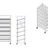 Bakery Bread Rack (Cooper) - 6-Shelf - Image 4