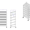 Bakery Bread Rack (Cooper) - 6-Shelf - Image 4