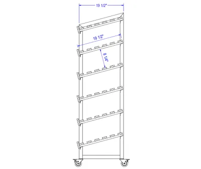 Bakery Bread Rack (Cooper) - 6-Shelf - Image 2