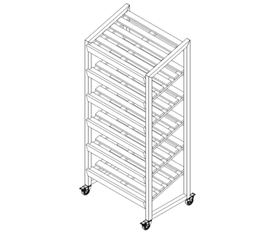 Bakery Bread Rack (Cooper) - 6-Shelf - Image 5