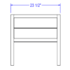 Bakery Nesting Table (Laney) - Low - Image 4