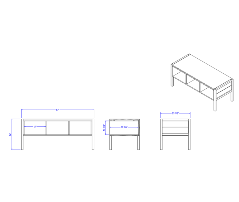 Bakery Nesting Table (Laney) Low Shop2It Retail