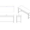 Bakery Display Table (Laney) - Narrow Depth - Image 3