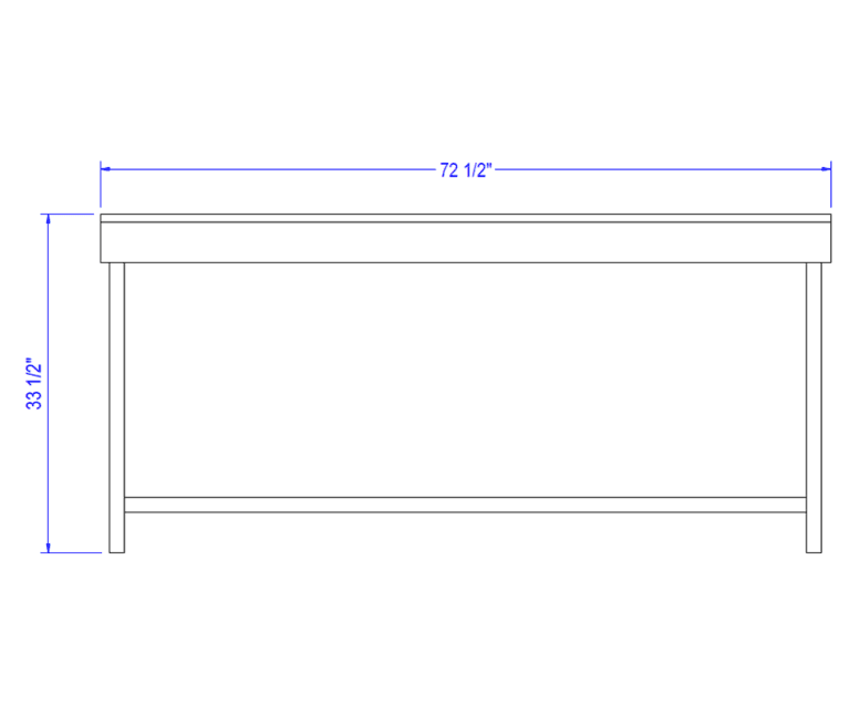 Bakery Display Table (Laney) Narrow Depth Shop2It Retail
