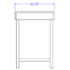 Bakery Display Table (Laney) - Narrow Depth - Image 4