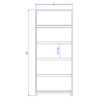 Beer and Wine High Wall Shelf (Cooper) - Image 4