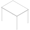 Large Metal Retail Nesting Table (Laney) - Image 5