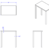 Small Metal Retail Nesting Table (Laney) - Image 5