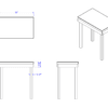 Retail Nesting Table (Laney) - Small - Image 2