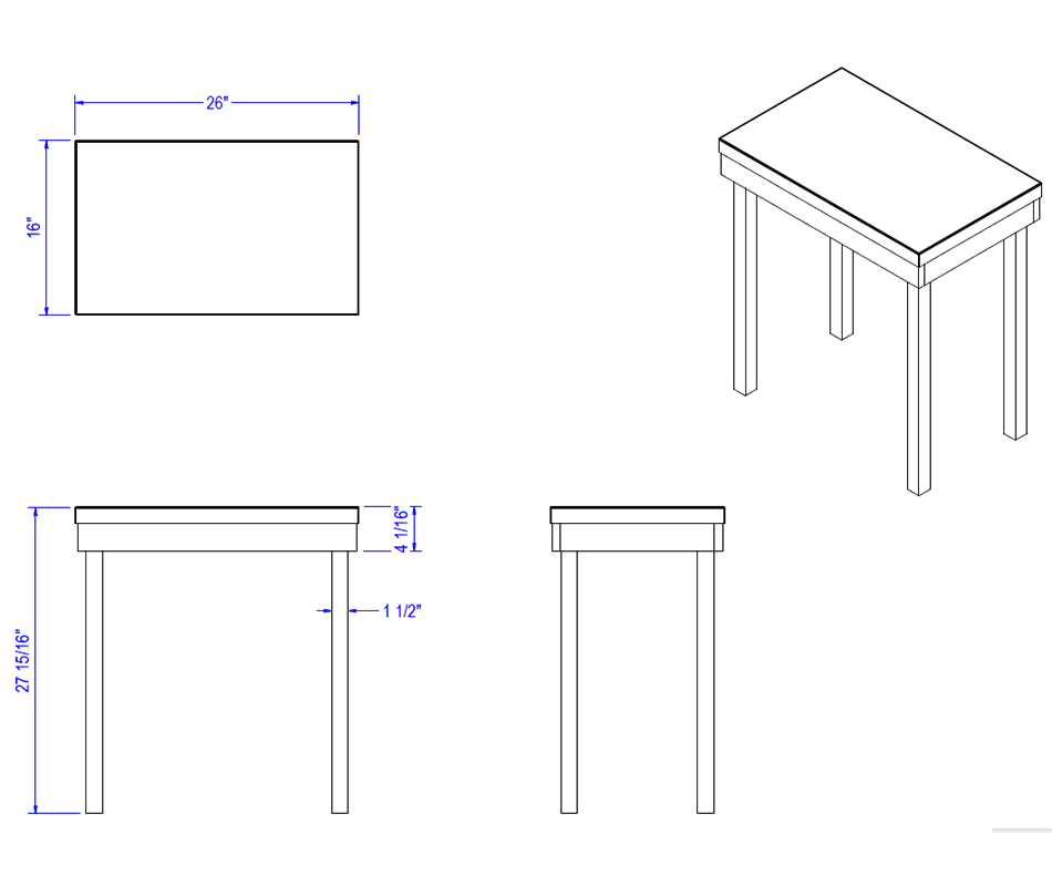 Retail Nesting Table (Laney) - Small Shop2It Retail - Retail Nesting Table (Laney) - Small