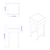 Retail Display Stand (Cooper) - Large Pedestal - Image 3