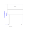 Retail Display Stand (Cooper) - Small Pedestal - Image 4