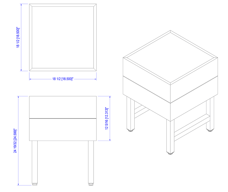 Retail Display Stand (Cooper) - Small Pedestal Shop2It Retail - Retail Display Stand (Cooper) - Small Pedestal