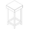 Retail Display Stand (Laney) - Large Pedestal - Image 4