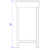 Retail Display Stand (Laney) - Large Pedestal - Image 5