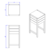 Retail Display Stand (Cooper) - Large Pedestal - Image 5
