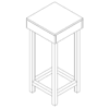 Retail Display Stand (Laney) - Medium Pedestal - Image 4