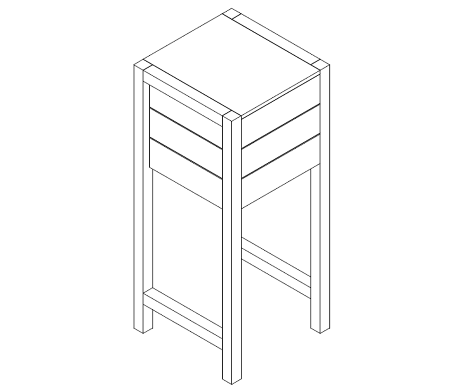 Retail Display Stand (Cooper) - Medium Pedestal Shop2It Retail - Retail Display Stand (Cooper) - Medium Pedestal