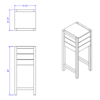 Retail Display Stand (Cooper) - Medium Pedestal - Image 2