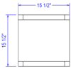 Retail Display Stand (Cooper) - Small Pedestal - Image 3