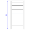 Retail Display Stand (Cooper) - Small Pedestal - Image 5