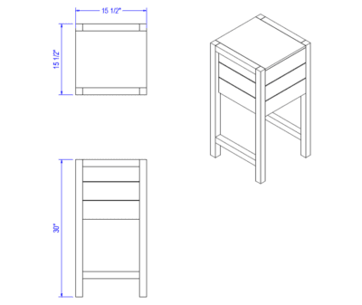 Retail Display Stand (Cooper) - Small Pedestal - Image 2