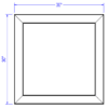 Wood Dump Bin (Laney) -  Open Base - Image 3