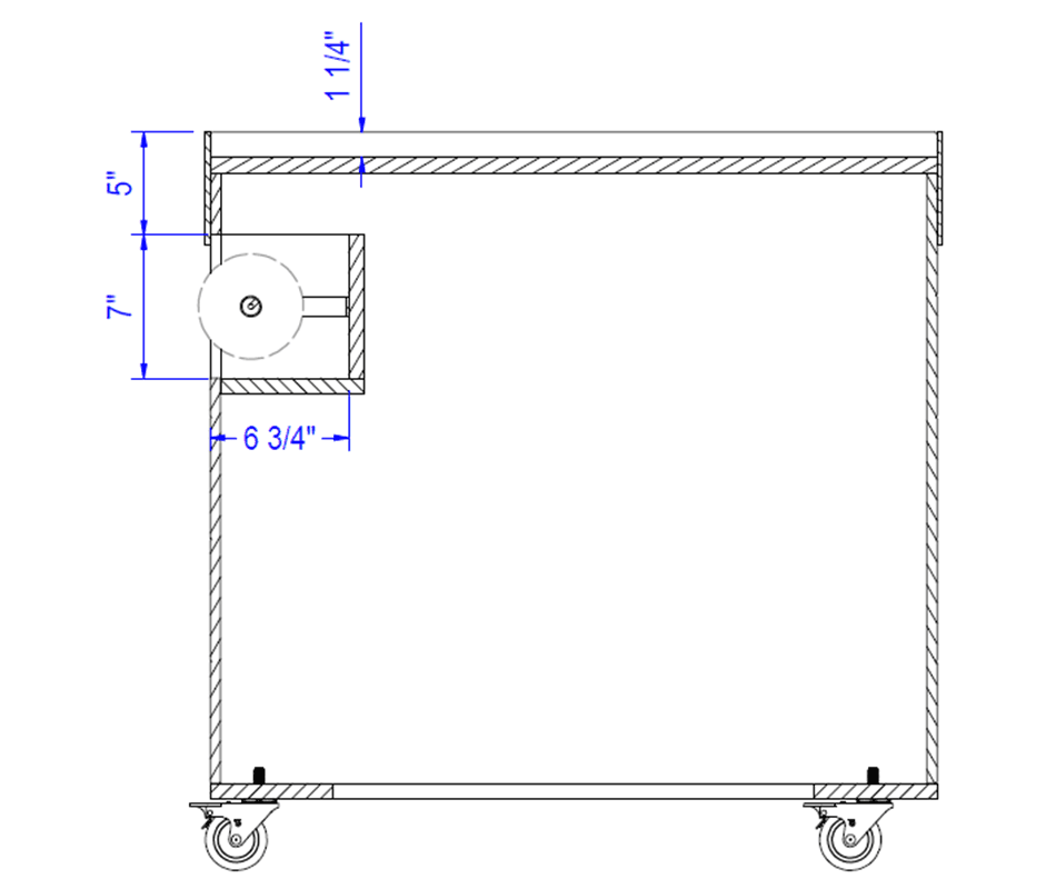 Produce Orchard Bin (Cooper) Shop2It Retail - Produce Orchard Bin (Cooper)