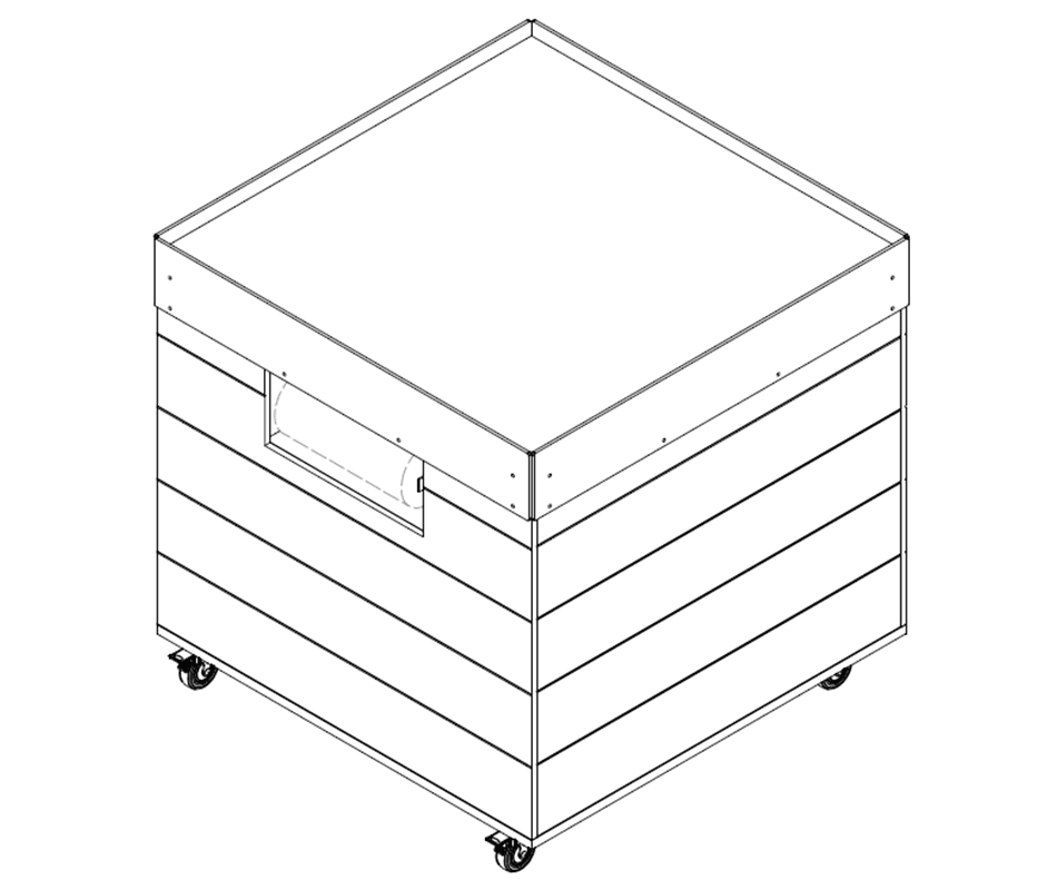 Produce Orchard Bin (Cooper) Shop2It Retail - Produce Orchard Bin (Cooper)