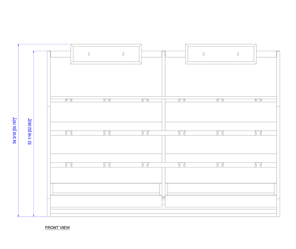 Large Bakery Display (Xander) - Angled Trays Shop2It Retail - Large Bakery Display (Xander) - Angled Trays