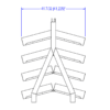 Double-Sided Produce Stand (Xander) - 4-Tier - Image 4