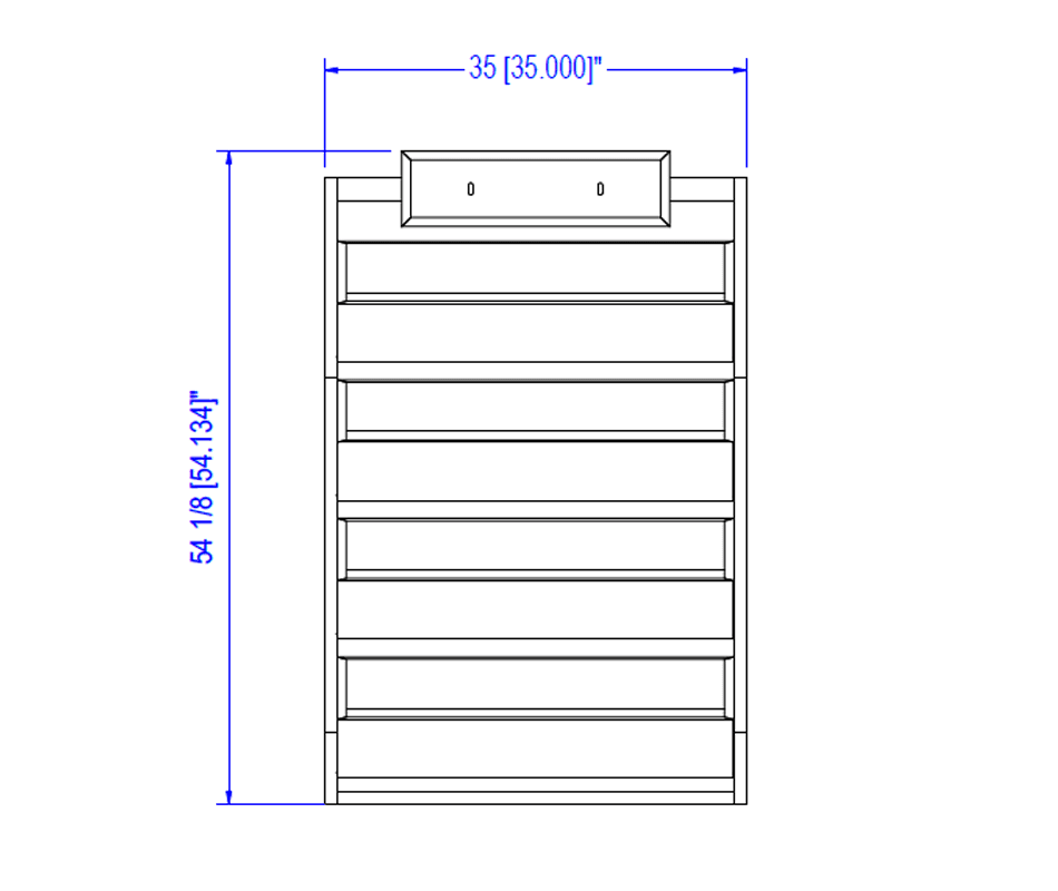 Double-Sided Produce Stand (Xander) - 4-Tier Shop2It Retail - Double-Sided Produce Stand (Xander) - 4-Tier