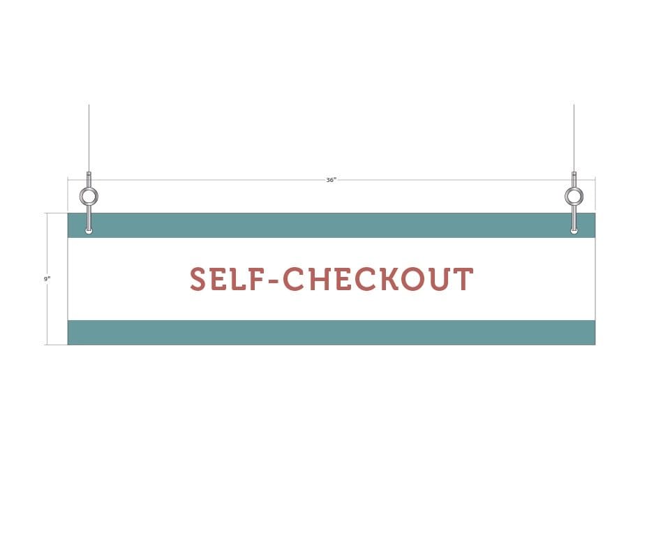 Self-Checkout Sign (Iconic) Shop2It Retail - Self-Checkout Sign (Iconic)