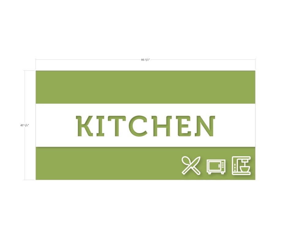 Tall Department Sign (Iconic) - Kitchen Shop2It Retail - Tall Department Sign (Iconic) - Kitchen
