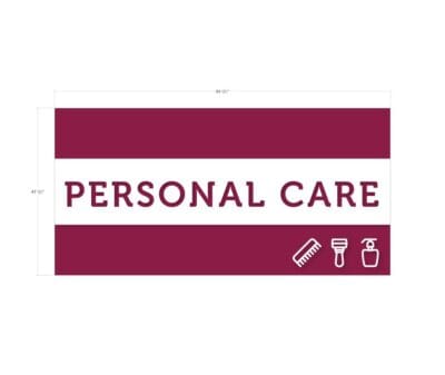 Tall Department Sign (Iconic) - Personal Care - Image 4