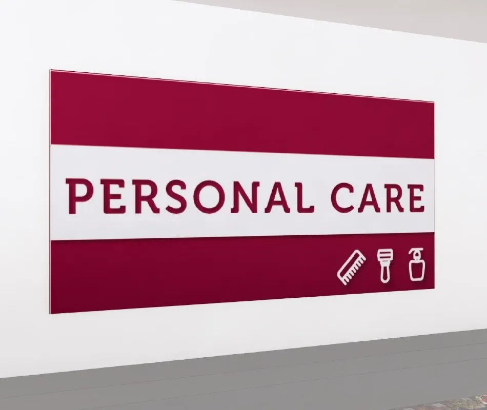 Tall Department Sign (Iconic) - Personal Care Shop2It Retail - Tall Department Sign (Iconic) - Personal Care