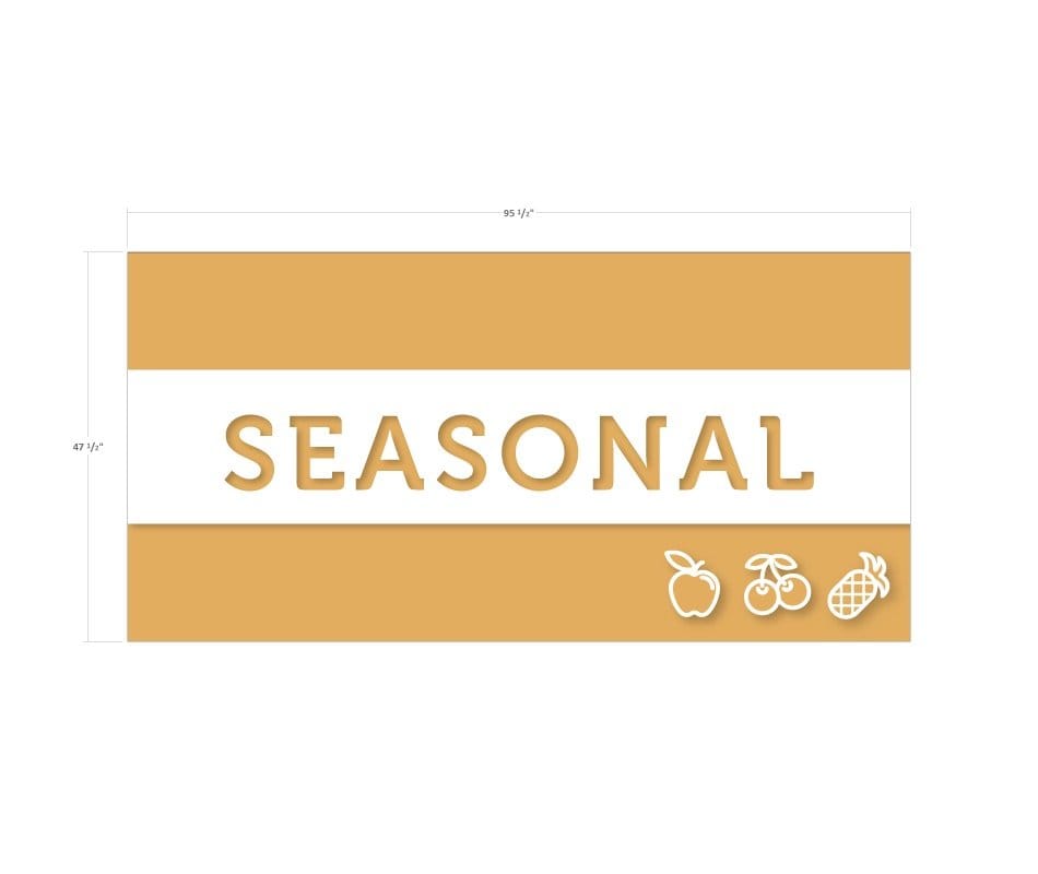 Tall Department Sign (Iconic) - Seasonal Shop2It Retail - Tall Department Sign (Iconic) - Seasonal