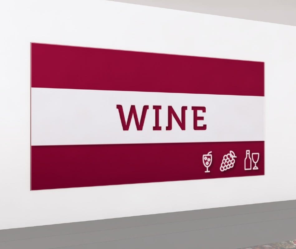Tall Department Sign (Iconic) - Wine Shop2It Retail - Tall Department Sign (Iconic) - Wine