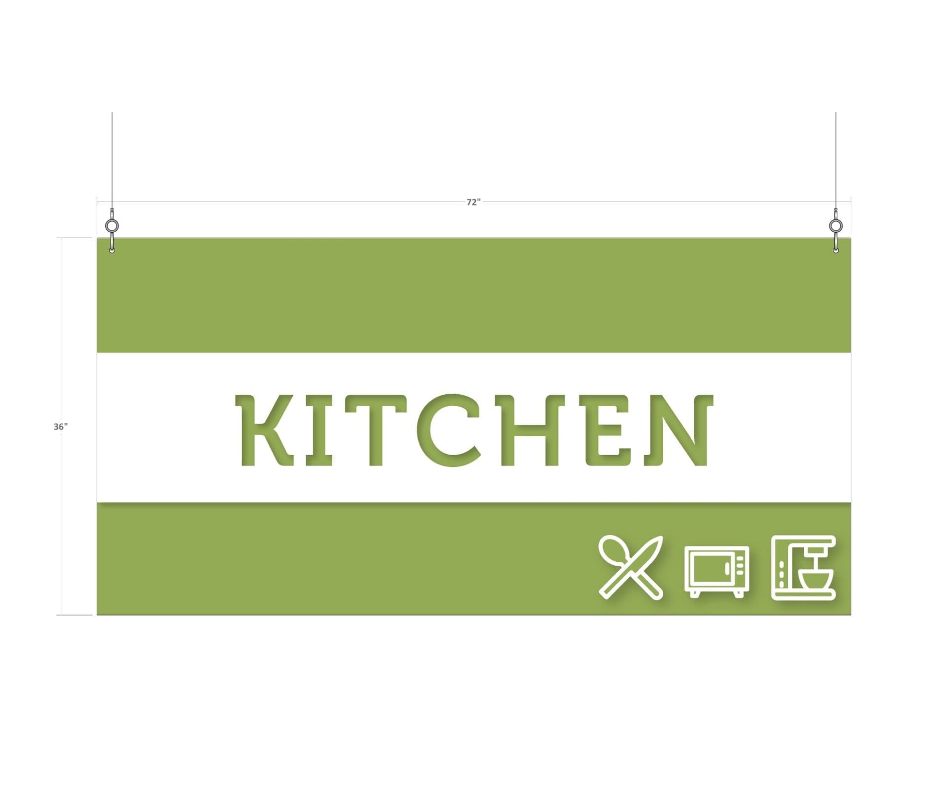 Tall Department Sign (Iconic) - Kitchen Shop2It Retail - Tall Department Sign (Iconic) - Kitchen