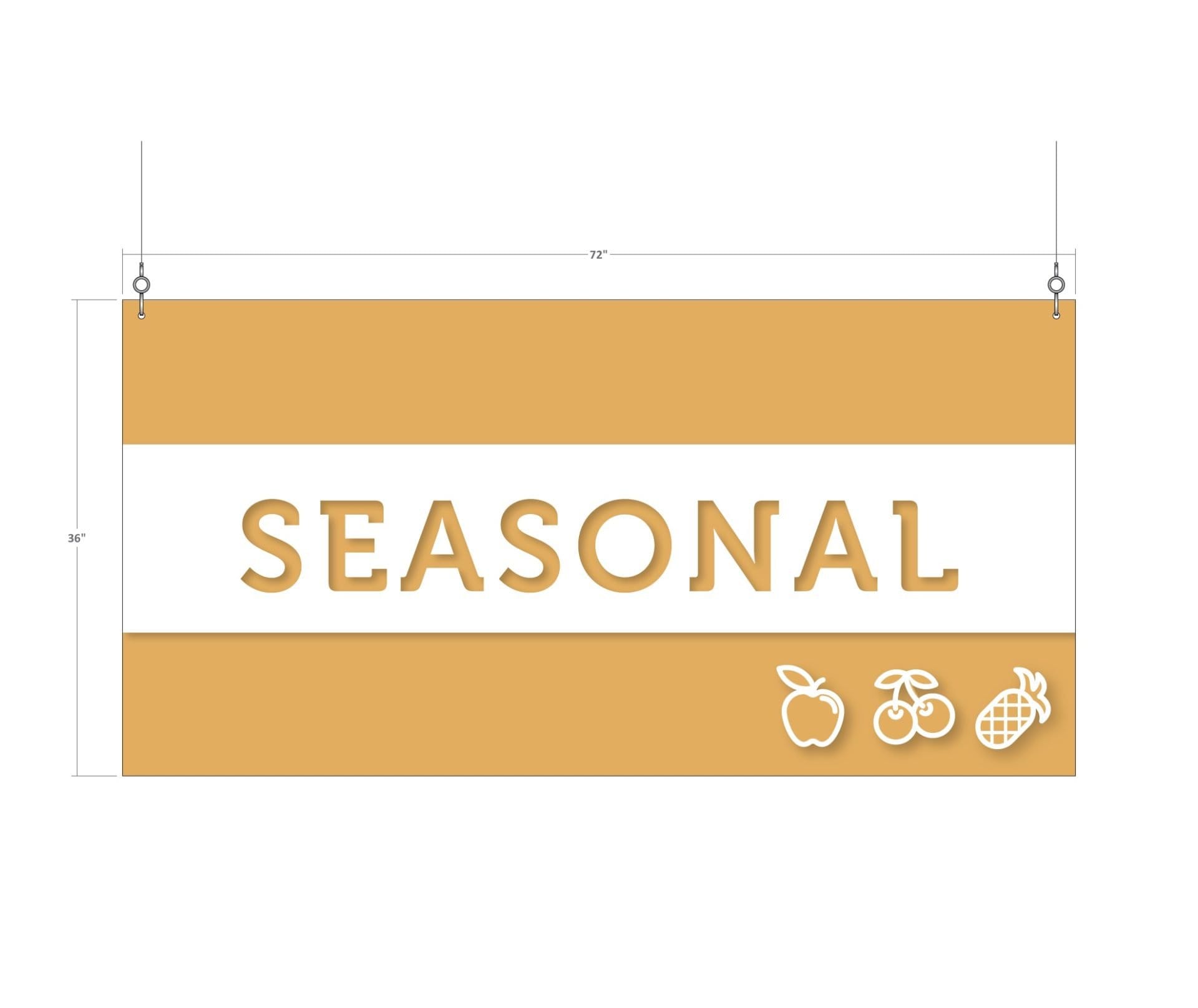 Tall Department Sign (Iconic) - Seasonal Shop2It Retail - Tall Department Sign (Iconic) - Seasonal