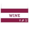 Tall Department Sign (Iconic) - Wine - Image 4