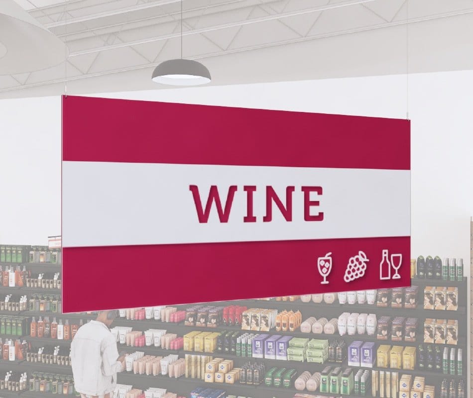 Tall Department Sign (Iconic) - Wine Shop2It Retail - Tall Department Sign (Iconic) - Wine