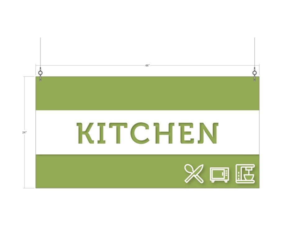 Tall Department Sign (Iconic) - Kitchen Shop2It Retail - Tall Department Sign (Iconic) - Kitchen