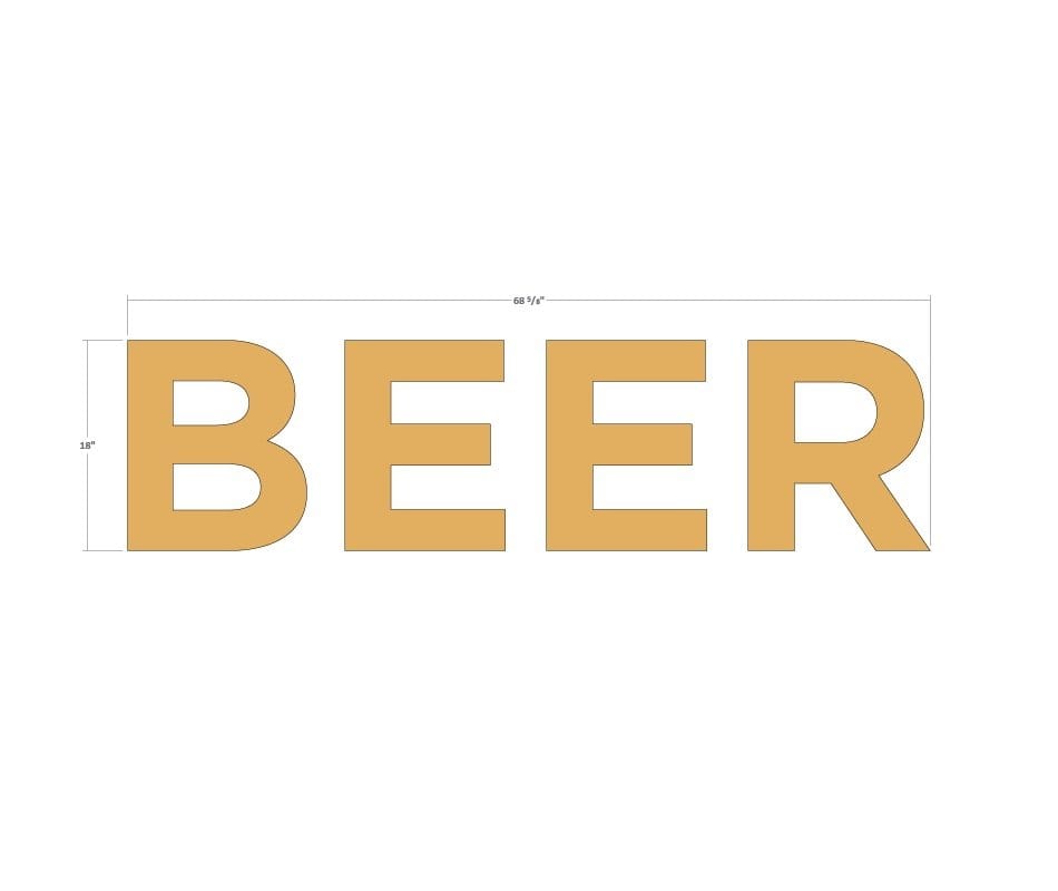 Department Sign, Wall Copy (Iconic) - Beer Shop2It Retail - Department Sign, Wall Copy (Iconic) - Beer