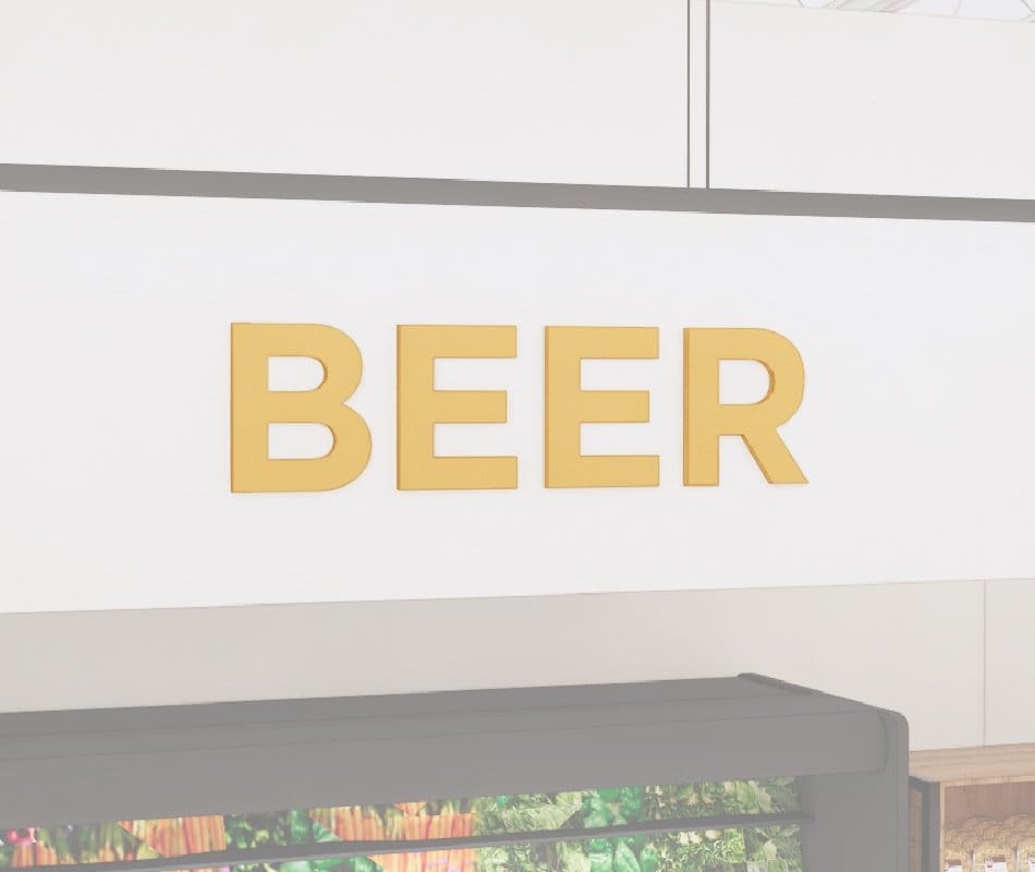 Department Sign, Wall Copy (Iconic) - Beer Shop2It Retail - Department Sign, Wall Copy (Iconic) - Beer
