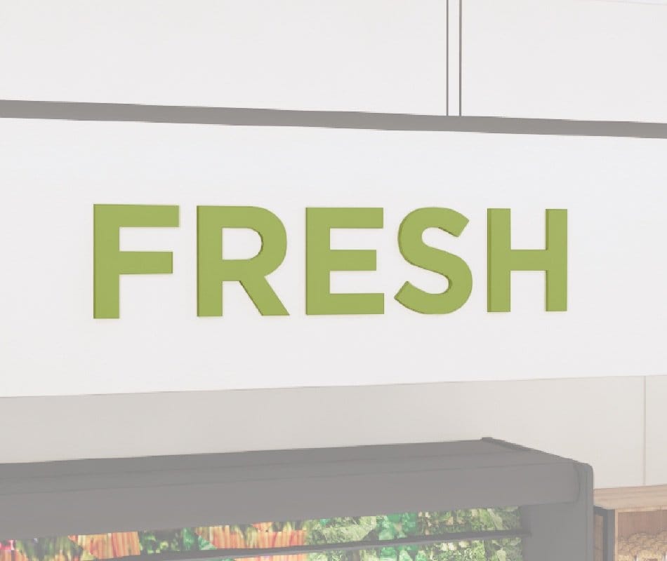 Department Sign, Wall Copy (Iconic) - Fresh Shop2It Retail - Department Sign, Wall Copy (Iconic) - Fresh