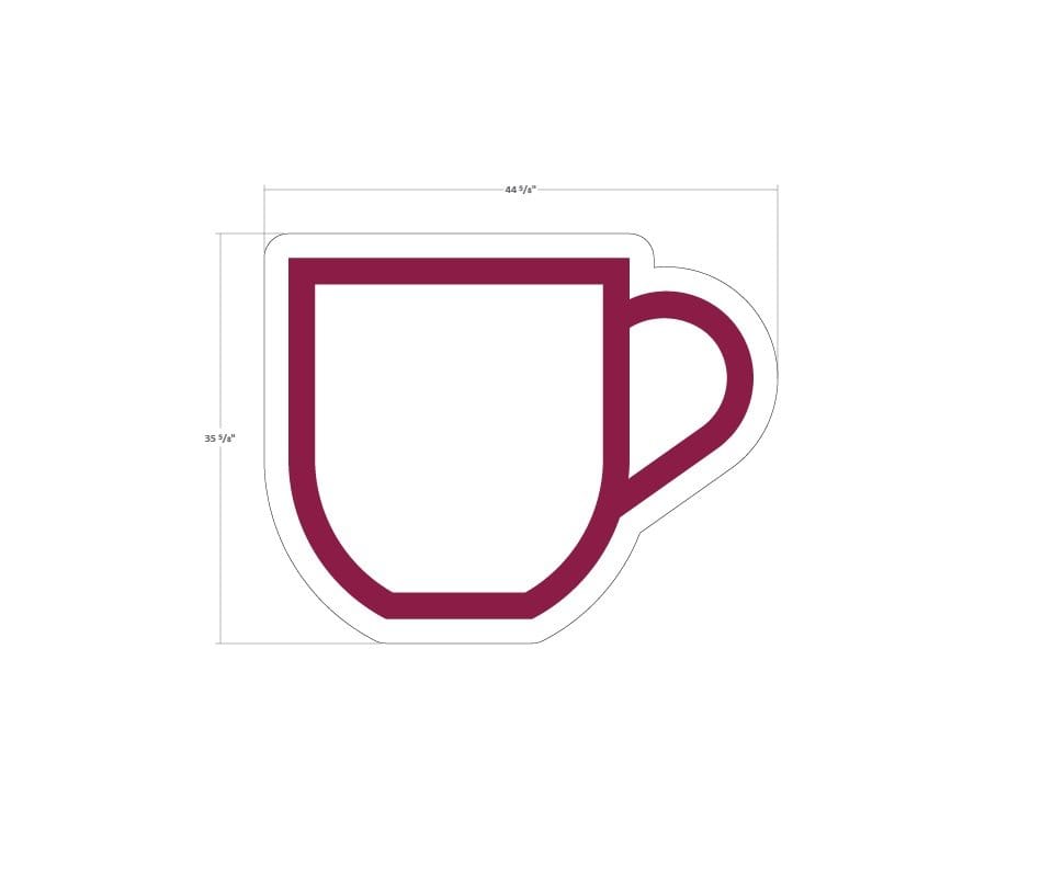 Department Sign, Graphic Panel (Iconic) - Beverage Mug Shop2It Retail - Department Sign, Graphic Panel (Iconic) - Beverage Mug