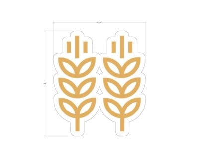 Department Sign, Graphic Panel (Iconic) - Bulk Grain - Image 3