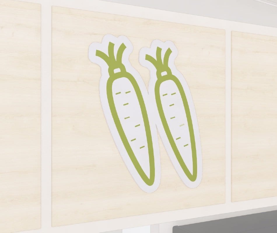 Department Sign, Graphic Panel (Iconic) - Fresh Carrots Shop2It Retail - Department Sign, Graphic Panel (Iconic) - Fresh Carrots