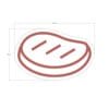 Department Sign, Graphic Panel (Iconic) - Meat And Seafood Beef - Image 3